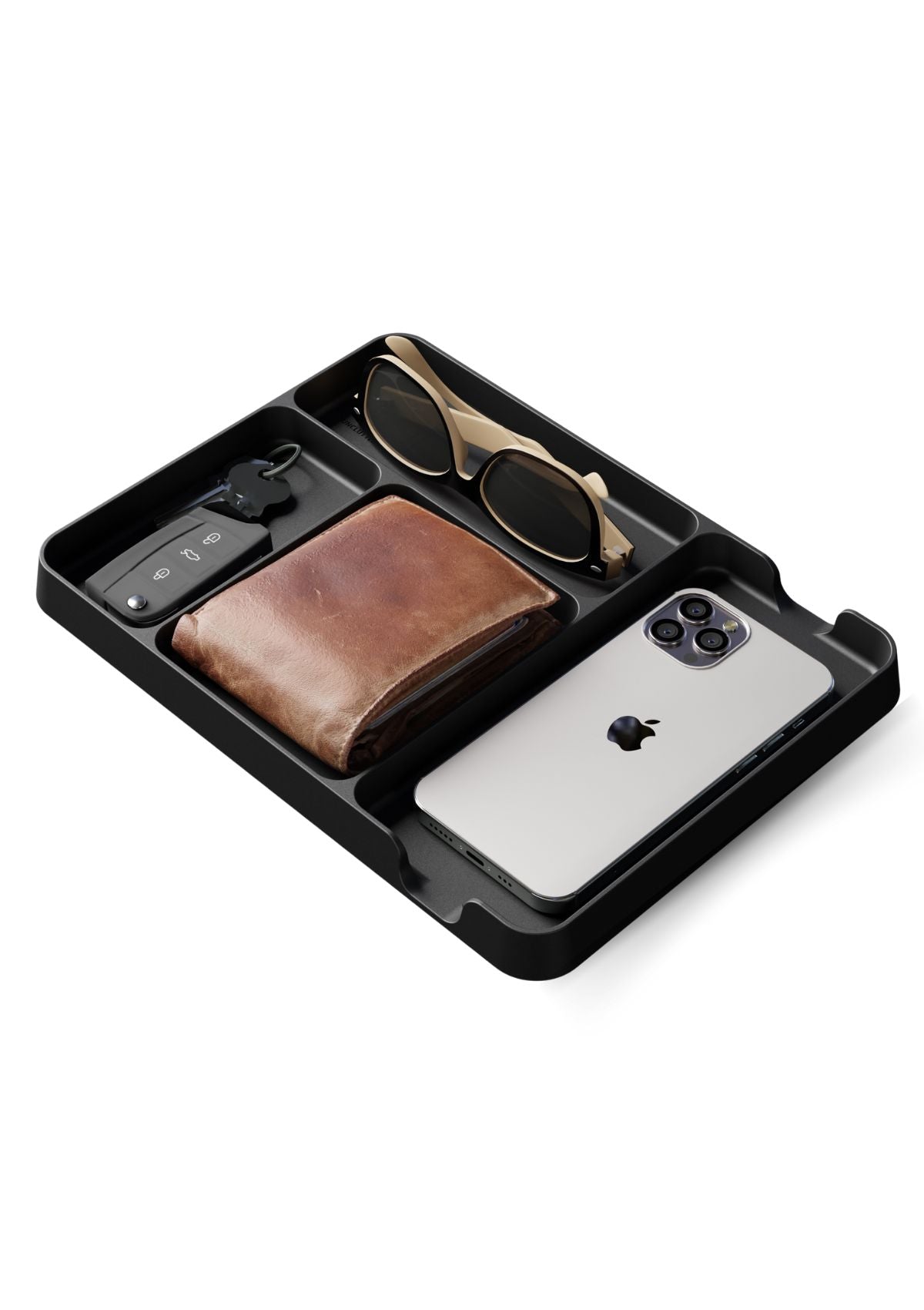 Pocket Deck Black Everyday Carry Tray For Men